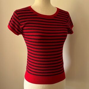NWT J. Crew Ribbed Featherweight Cashmere T-shirt